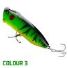 SOUGAYILANG Lure Fishing Lure Popper Kits 1Pc/4 Pcs Crankbaits Fishing Lure Kit Lifelike Bait Kit