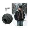 Reversible Warm Thickened Stand Collar Cotton Jacket Men Women Loose Fit Winter Outerwear In Black Gray Khaki