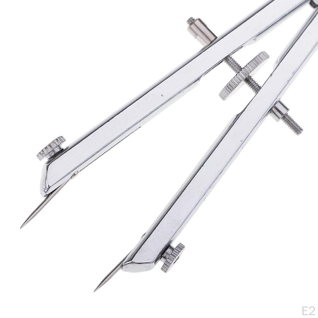 Precision Spring Dividers Calipers Leather Compass DIY Drafting Tools