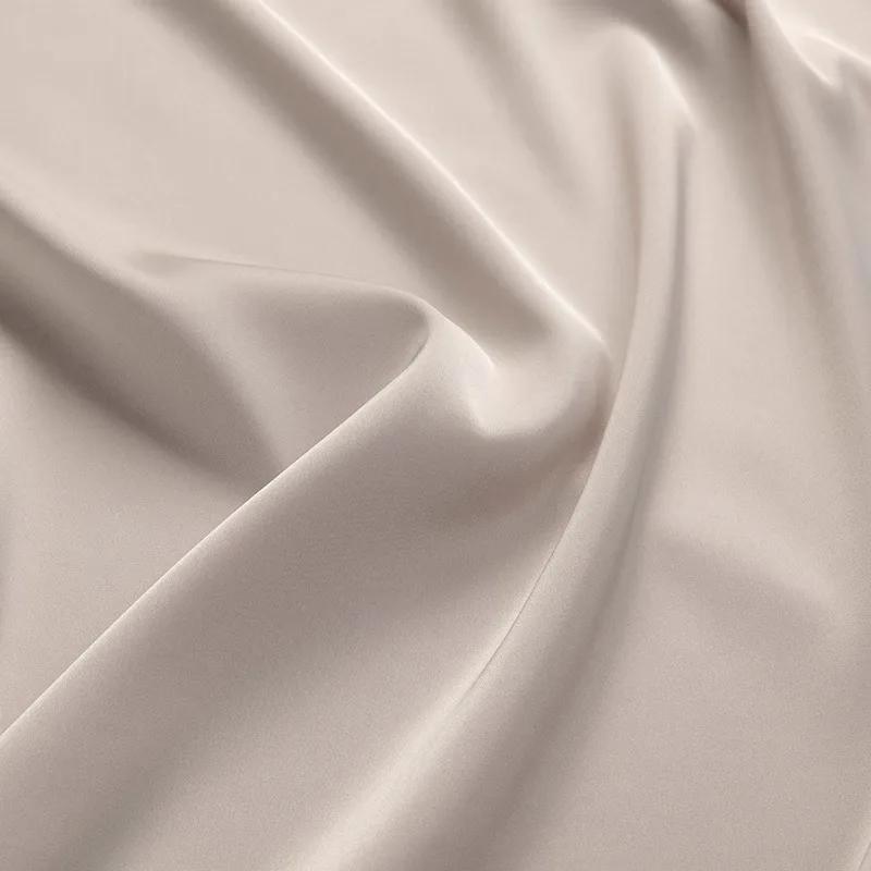 100x125cm  Ice Sensitive Thin Stretch Matte Satin Fabric Satin Dress  Camisole Shirt  Pajamas  Qipao Clothing Design Fabric