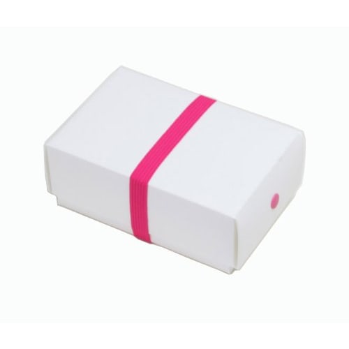 Hosho Foldable Flat Lunch Box, Mini, 410cc, Pink, Reusable, 142-M-PP