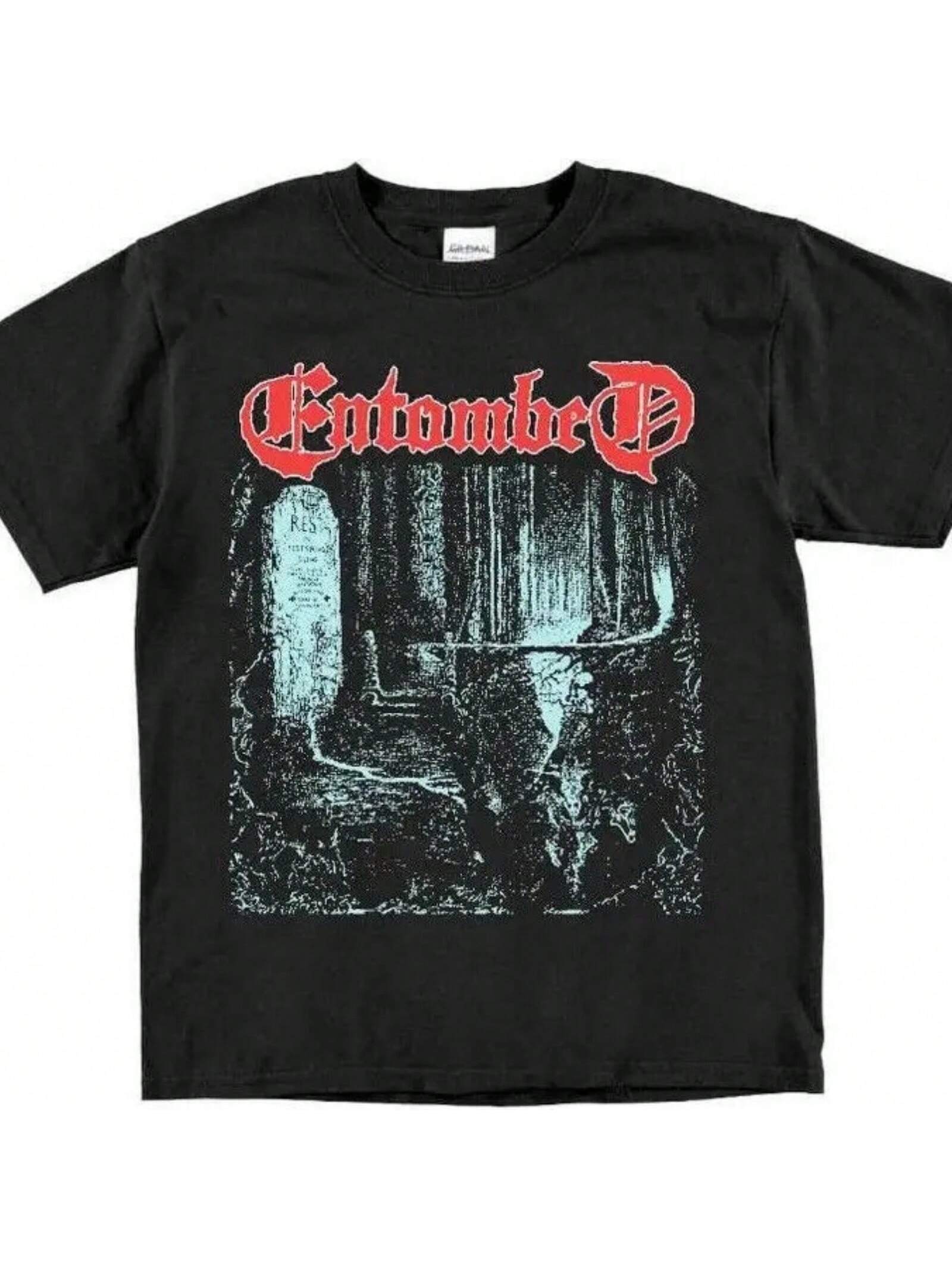 Футболка Entombed Left Hand Path Винтажная Дэт-метал Grave Bolt Thrower Autopsy S разноцветный