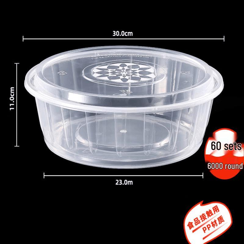 Disposable Transparent Plastic Takeaway Containers