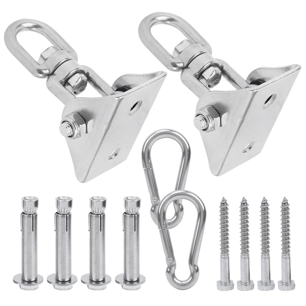 Hochleistungs-Schaukelaufhängungen aus 304 Edelstahl Schaukelaufhängeset Verriegelbare Karabiner