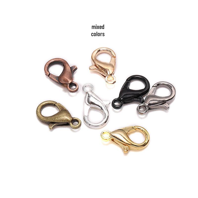Gör-det-själv Handgjort Legerings Hummerlås Set: Armband, Halsband, Nyckelringskopplingar - 50-pack