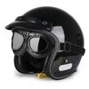 VGV 618 Open-Face-Helm, mehrere Visire zur freien Auswahl, integriertes Sonnenschild, Sicherheits-Fahrhelme für Damen und Herren für den Außenbereich
