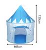Actnow Kids' Tent, Children's Play House, Cute Foldable Castle Tent for Indoor and Outdoor Use (Blue)