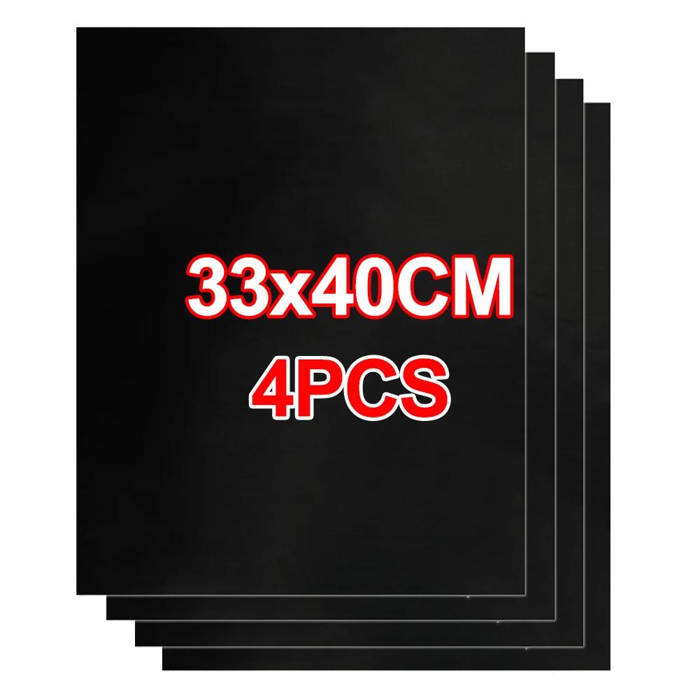 1-5 Stück BBQ-Grillmatte, Antihaft-Matte, hitzebeständige Grillmatte, Backmatte für draußen, wiederverwendbare Grillparty-Matte, 40 x 50 cm, Grillzubehör