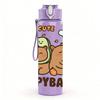 1PC Capybara Hug Small Animal Print 750ml Color Plastic Sports Water Bottle Leakproof Flip Straw Lid Suitable for Sports Office Home Use