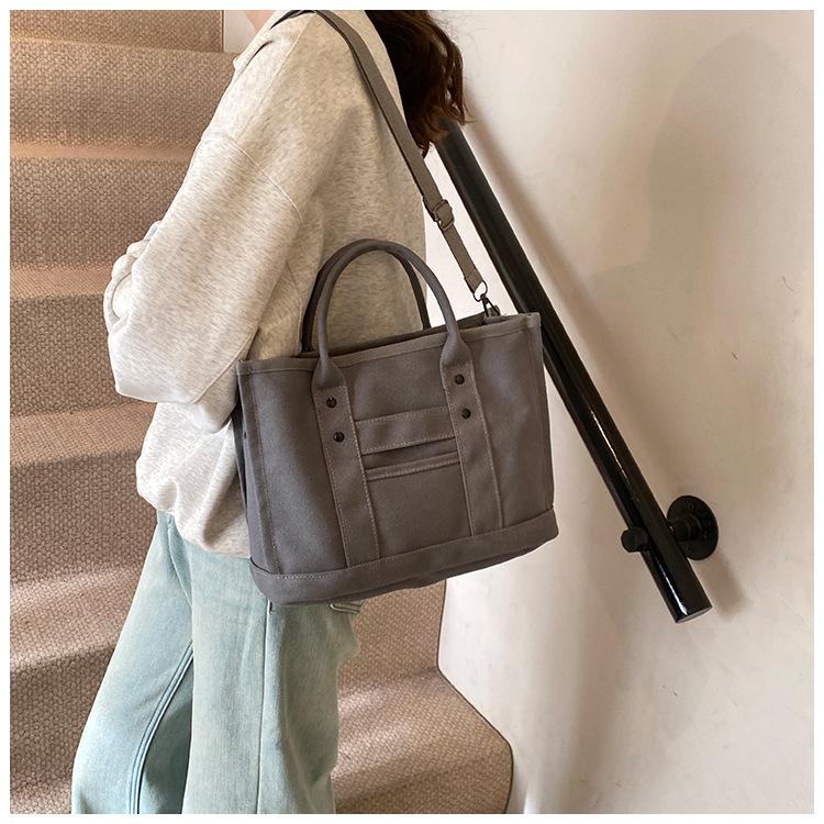 Large Capacity Casual Canvas Shoulder Tote Bag