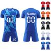 Set Sport cu Mânecă Scurtă Tricou Sportiv Athletic și Pantaloni Scurți Imprimeu Fulger Ușor Uscare Rapidă pentru Antrenament Alergare Sală