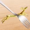 Cute Cutlery Storage Rack Dog Shaped Stainless Steel Chopsticks Rest Kitchen Accessories Spoon Fork Holder Dinner Table Decor