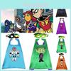 Levendige Teen Titan Anime Superheld Kostuumset Met Cape En Masker Voor Kinderen