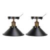 E27 Ceiling Light Industrial Black Wrought Iron Ceiling Lamp for Farm Kitchen Corridor 85?240V