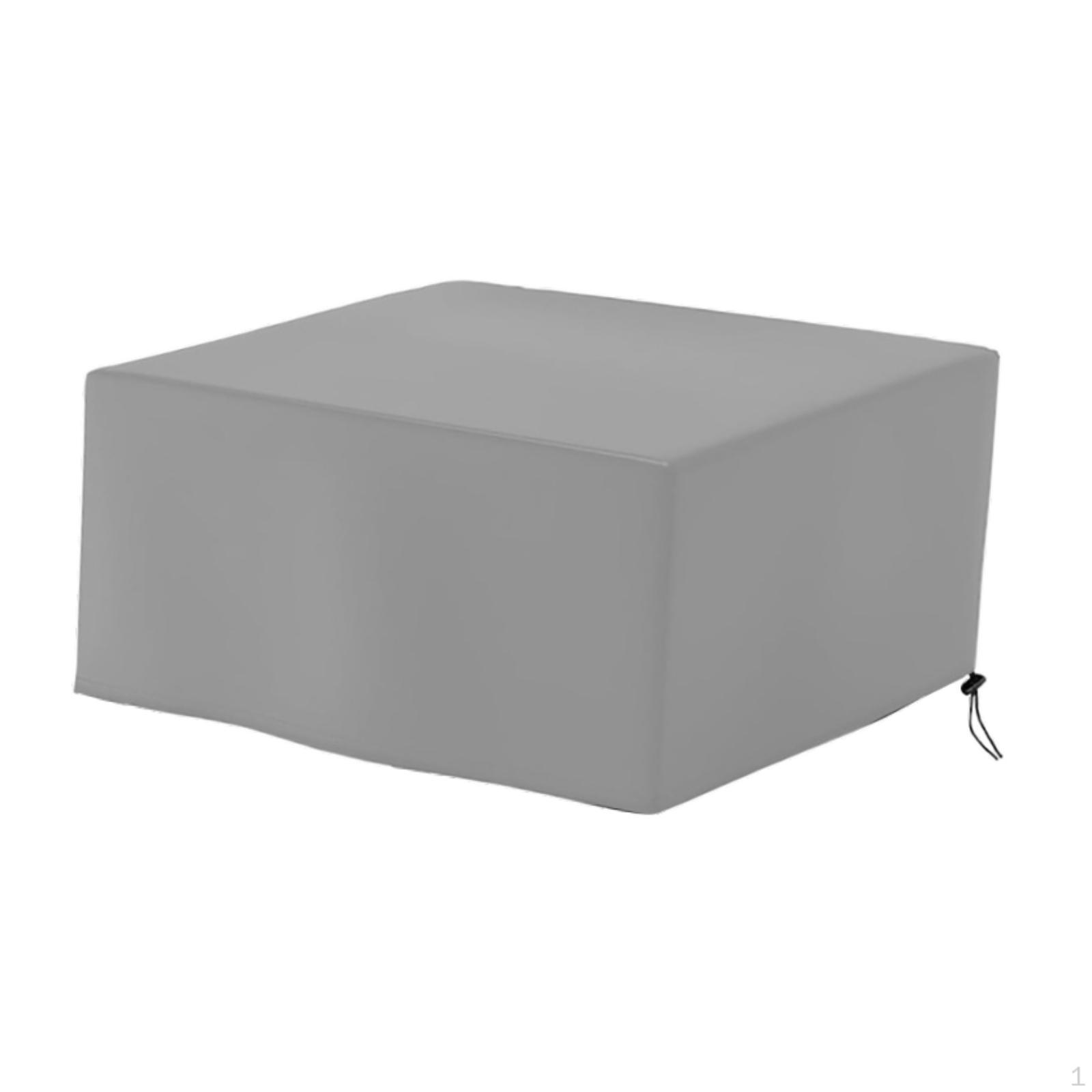 

BBQ Cover for Outdoor Use Lightweight Rectangular Design серый