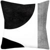 Modern Black and White Geometric Pattern Pillow Covers ,,sofa and Chair Cushion Covers, Home Bedroom Room Decoration