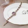 Diamantbesat Urrem Kvartsure Rhinestone Håndledsdekoration Damearmbåndsur Kvinder Pige