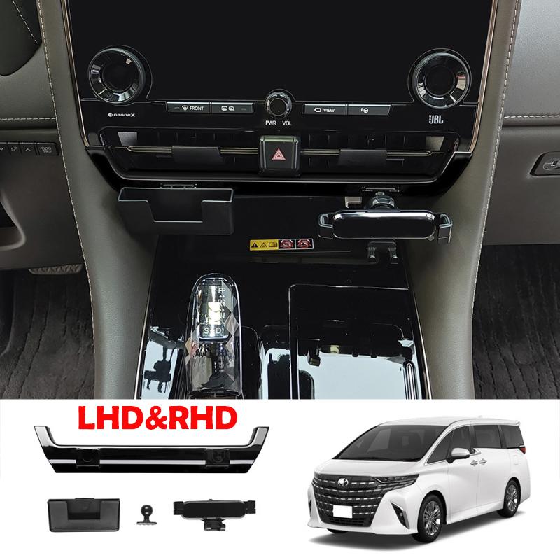 LHD RHD For Toyota Alphard Vellfire 40 Series  2024 ABS Central control air outlet tray pallet  card box phone holder  cover