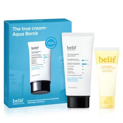 The True Cream Aqua Balm 75ml + Multi Vitamin Mask 35ml Set