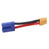 RC Connector Bendable Soft Silicone Cable XT60 Female to EC5 Male Connector Cable for RC Car Aircraft Ship Model