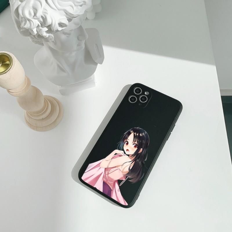 Anime Kaguya Sama Lk Pouzdro na telefon pro iPhone 11 12 13 Pro Max X XR XS Max 6 6S 7 8 Plus SE 2022 Tekuté Čtvercové Barevné Pouzdro na telefon