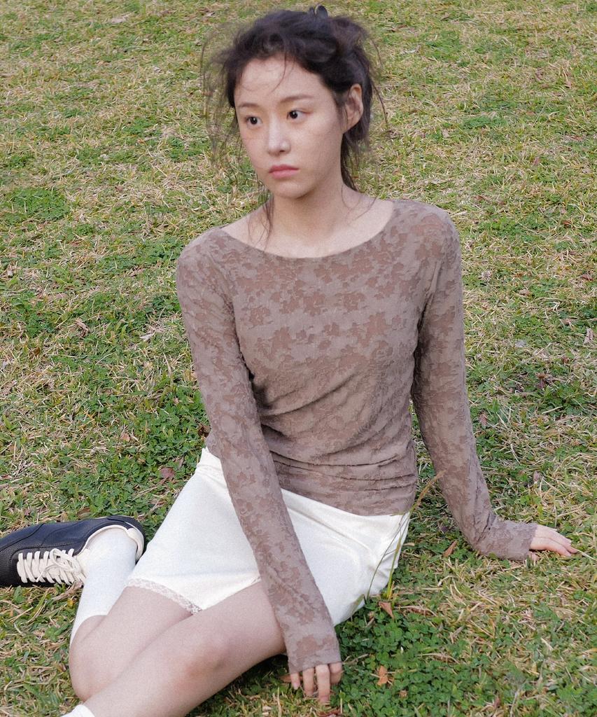 ANDNEEDS Rivera Sheer Long Sleeve (Mocha)
