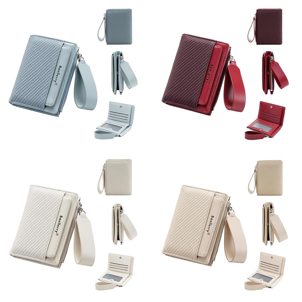 Minimalist Pu Womens Short Wallet With Card Holder And Coin Pocket For Daily Use