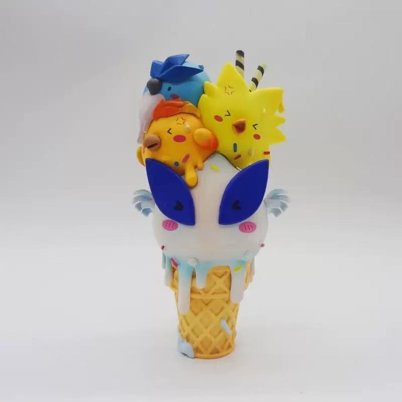 Gk Ice Cream Ducklett Slowpoke Charmander Hanhan Beast Large Size High Quality Version Figure Model Decoration Collectible Toy D