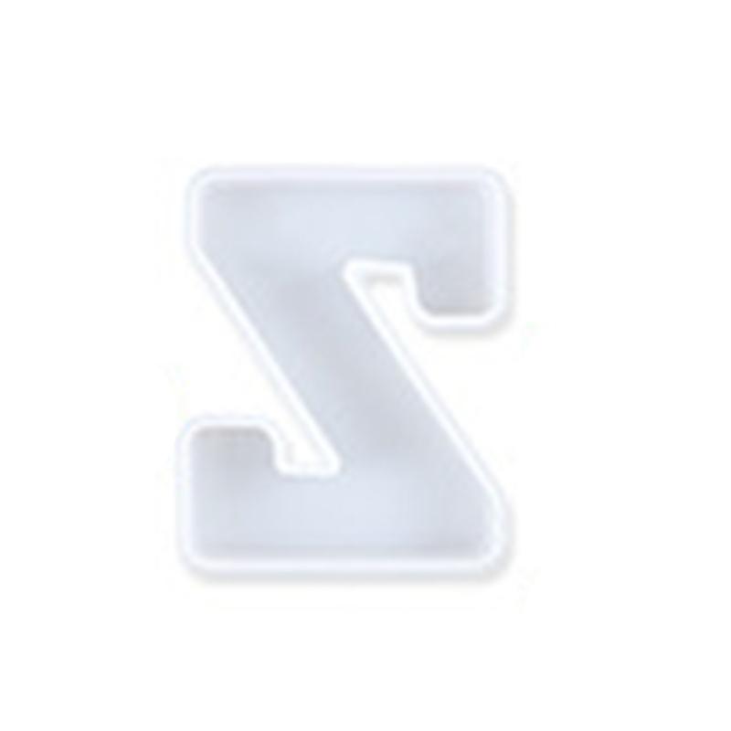 Alphabet Silicone Casting Mould Resin Letter Mold Keychain Pendant Capital Table Ornament Epoxy Mold DIY Jewelry Craft