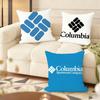 CColumbiaS Outdoor Brand Cushion Cover Natural Linen Organic Fabric DoubleSided Printing Couch Pillow Covers Home Decor