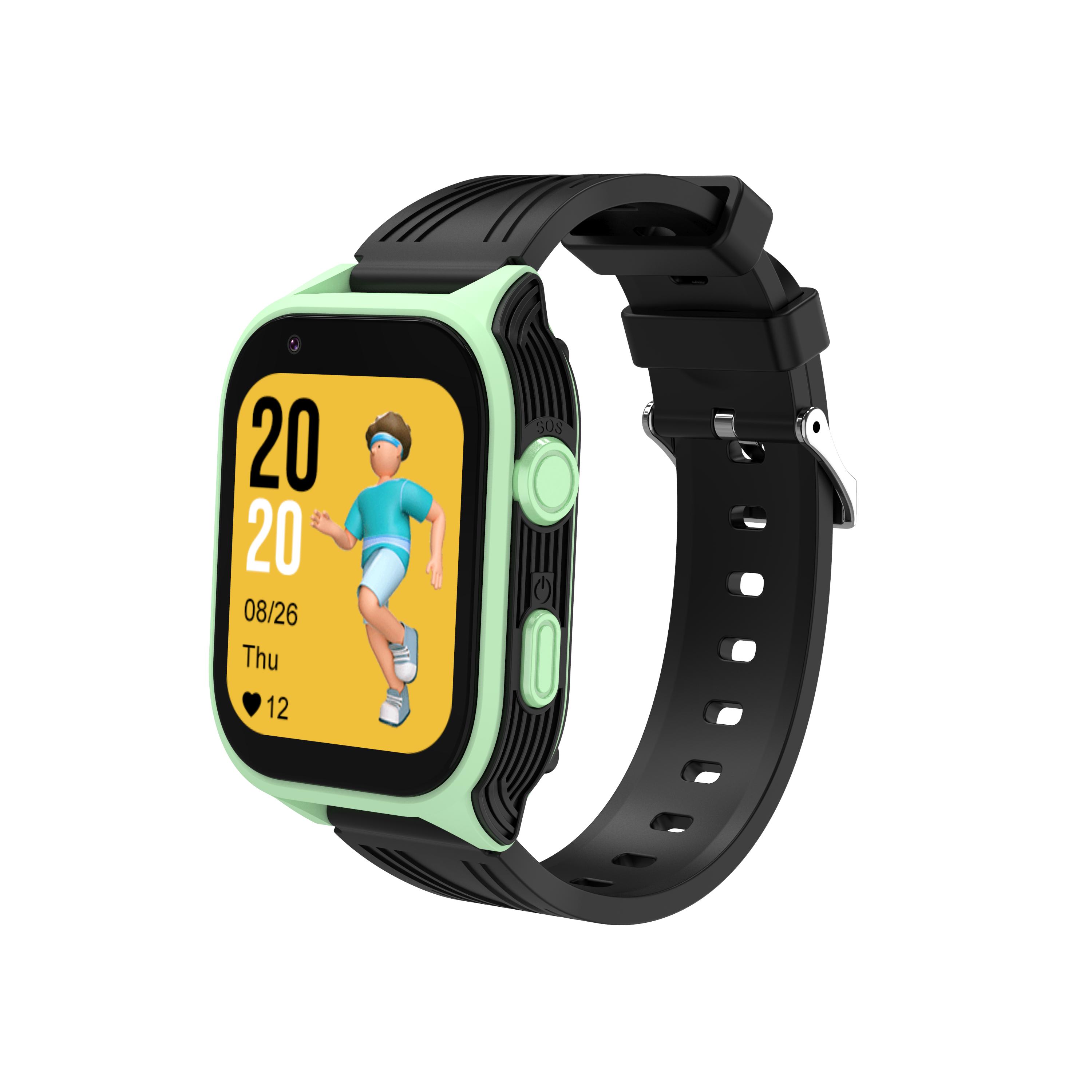 

Rainbuvvy D8 New Smart watch for Children 1.83inch HD Display 850mAh Android 8.1 OS 4G Video Call Bluetooth Camera GPS WIFI Birthday Gift Boy Girl smartwatch зелений