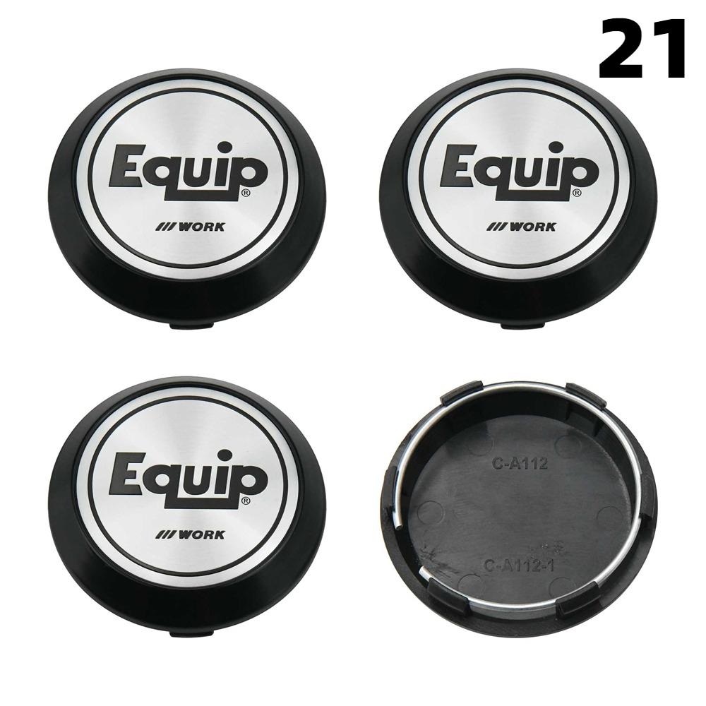 4 STuks Nieuwe 64MM Buiten Diameter / 60MM Binnen Diameter Dop Voor Velgen WORK EMOTION EQUIP MEISTER VS Logo Wielnaafdop Sportauto Velgkap Naafdoppen