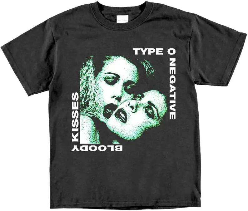 

Type O Negative Bloody Kisses T Shirt Vintage Heavy Metal Goth Grunge Y2K Punk Unisex T-Shirt XXXL
