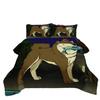 Digital Printing Quilt Three-piece Set Large Elephant Animal Thickened Fat Quilt Cover