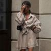 2024 Summer Women's Long-sleeved Tops Ruffled Shorts Casual Fashion Suits