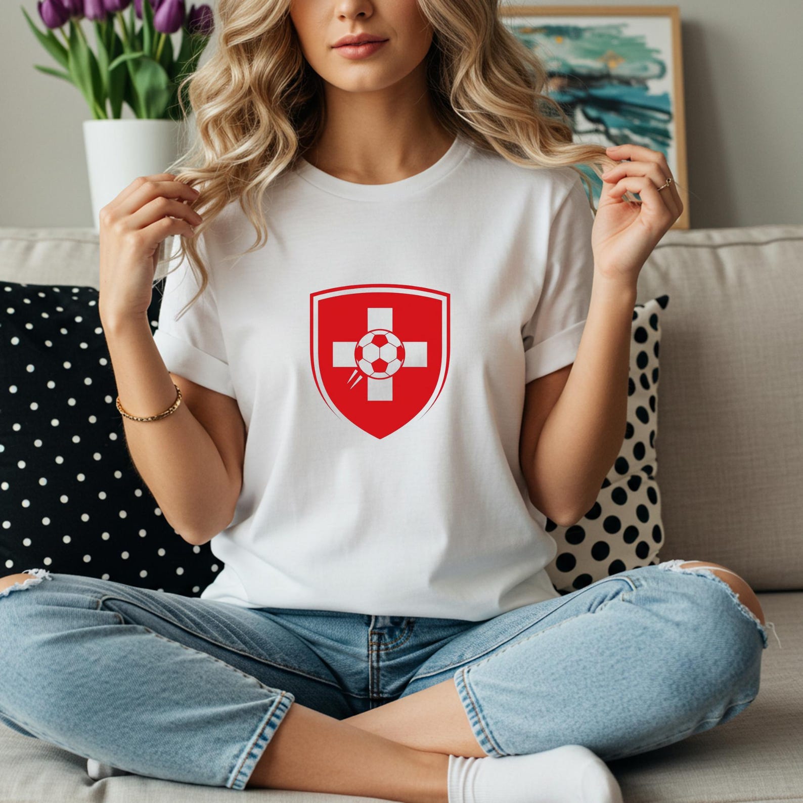 Switzerland Soccer T-Shirt, Swiss Cross Football Graphic Tee, Switzerland National Colors Fan Shirt, Unisex Sports Gift 3XL