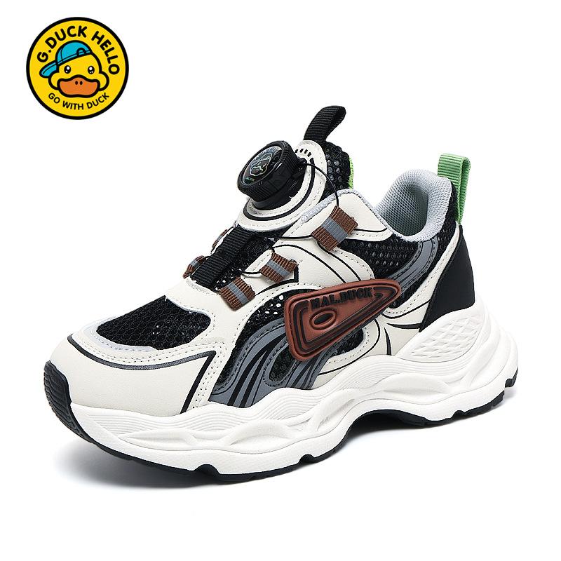 

Little Yellow Duck Classmate Middle School Older Dad Shoes Boys Mesh Sneakers Autumn New Children s Trend Brand Girls Shoes Trend 27 yards inner length 17.2cm черный коричневый