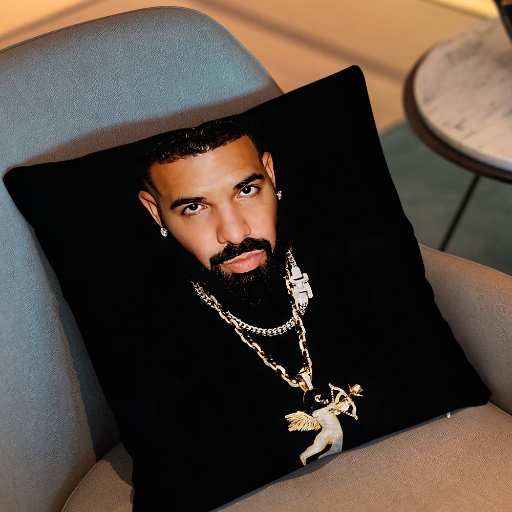 For All The Dogs Iceman Drake Pillow Case Anti-Dustmite Pillowcase Invisible Zipper Silky Short Plush Sofa Cushion Cover