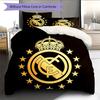 Madrid Pattern Bedding Home Decoration Birthday Gift (1 * duvet cover + 2 * pillowcase, without core)