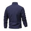 Mens Lightweight Outdoor Casual Jacket With Hood Multiple Pockets Slim Fit Daily Wear