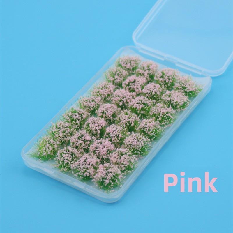 24pcs Realistic Mini Grass Clumps Dollhouse Micro Landscape Diy Garden Terrarium Diorama Building Model Landscape Accessories
