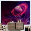 VIKAMA Cyberpunk Neon Cartoon Print, Washable Tapestry, For Living Room, Bedroom, Study Room, Party Home Decor Hanging Cloth