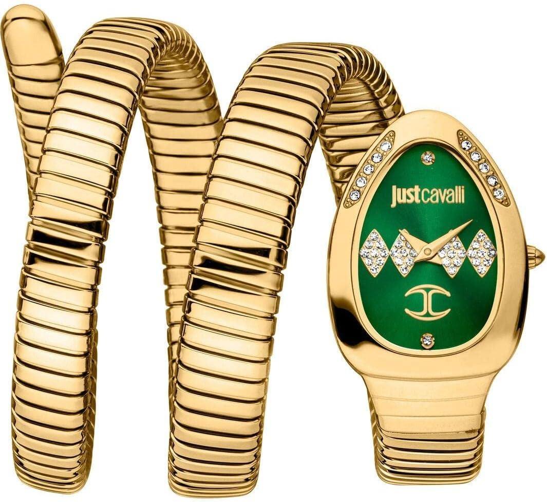 Just Cavalli Vezzoso Green Dial Gold