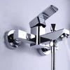 Sanlian Bathroom Shower Faucet Square Bathtub Faucet Bathroom Electroplated Copper Faucet Basin