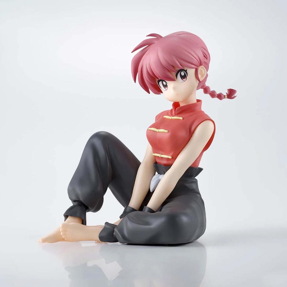 Original BANDAI BANPRESTO Ranma 1/2 Ranma Akane Tendo Shampoo Entspannungszeit Anime Figur Spielzeug PVC Modell Sammlerpuppe Geschenk
