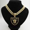 Pendentif Collier Champion de Rugby d'Assaut, Accessoire Populaire Hip-hop Danse de Rue Européen et Américain, Collier en Alliage