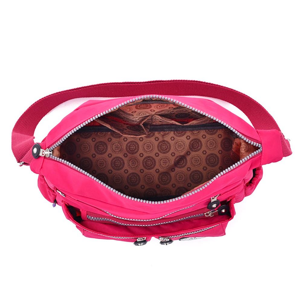 Mode axelväska med flera fickor Damväska Vattentät Oxford Crossbody-väska Helt ny Messenger-handväska Shopping Mamma Tote