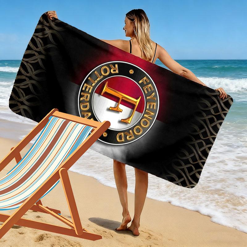 Asciugamano da Spiaggia Feyenoord, Asciugamano Grande Morbido ad Asciugatura Rapida per Spiaggia Campeggio Nuoto