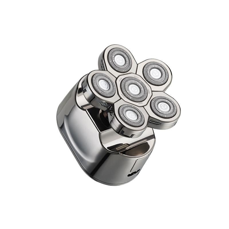 New 6-blade Men's Shaver 6D LCD Digital Display Shaver Six-in-one Multifunctional Shaver