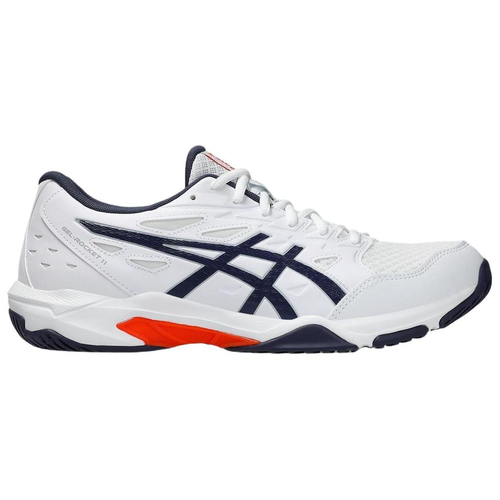 ASICS GEL-ROCKET 11 Unisex Indoor Volleyball Shoes White/Indigo Fog 1073A065-104